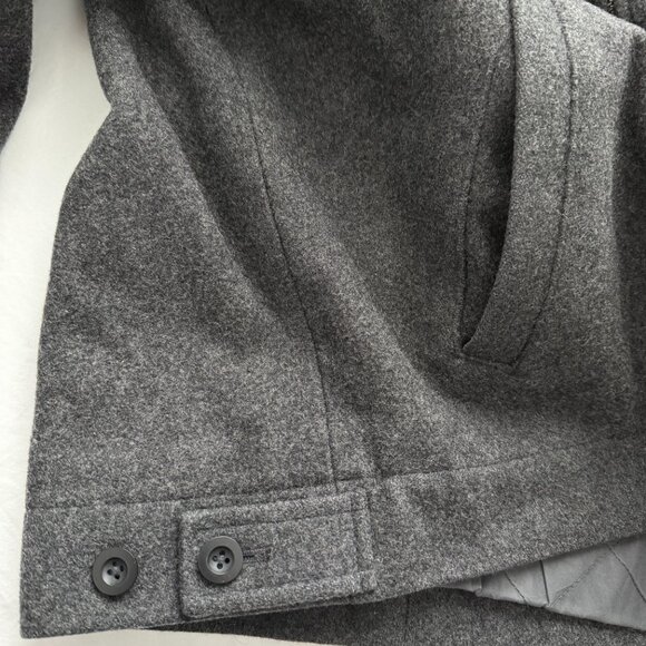 J CREW City Jacket Charcoal Night Gray Wool Blend Jacket XL - Picture 8 of 13